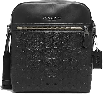 Amazon | [コーチ] ショルダーバッグ アウトレット メンズ F73338 QBBK ブラック [並行輸入品] | ショルダーバッグ